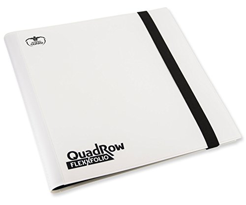 QuadRow 12-Pocket FlexXFolio White Card Game
