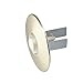 NuTone PB41LBGL Wired Lighted Round Stucco Door Chime Push Button, Polished Brass