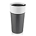 Hamilton Beach ceramic Stainless Travel Mug, 14oz, 2 Pack Set, , Stainless Steel/Gunmetal -