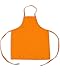 KNG Kids Cooking Apron for Girls and Boys Medium, Orange