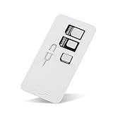 Black Nano Sim Adapter and Micro Sim Adapter and Nano to Micro Adapter with a Sim Card Folder and a Needle,pls Place in Wallet Help You Use It Anytime