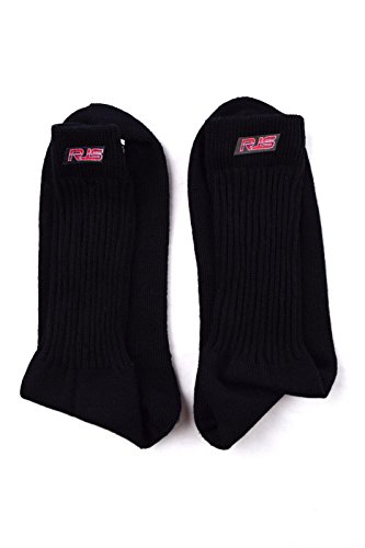 RJS RACING RACING SOCKS SFI 3.3 APPROVED BLACK UNDERWEAR SOCKS NOMEX LARGE