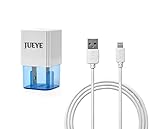 HAIXUN Apple Certified USB Charger Set, USB Wall Charger for IPhone and IPad Devices (White)