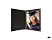 Better crafts Cardboard Photo Folder 4x6 (100 Pack) - Black Card Folder with Nice Silver Design- Great for Wedding Pictures, Baby, Graduation, Friends and Many More!