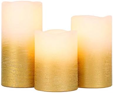 Jhy Design 3個入り Led キャンドルライト 揺れる 10 12 15cm 高 Ledろうそくライト 電池式 6時間の自動消灯タイマー ロウソク 間接照明 雰囲気ライト バレンタインデー 結婚式 誕生日 プレゼント 室内 室外 飾り きんいろ Satlujpublicschool In