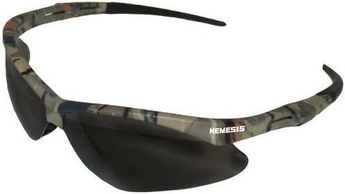 Kimberly Clark Jackson Safety V30 Nemesis Smoke Anti Fog Lens Safety Eyewear with Camo Frame by Kimberly-Clark