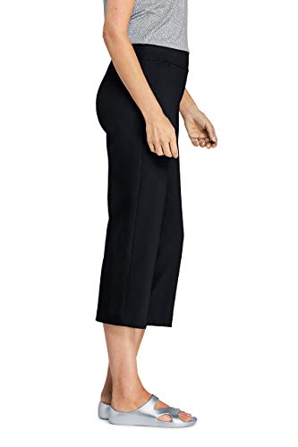 Lands-End-Womens-Starfish-Mid-Rise-Elastic-Waist-Pull-On-Crop-Pants