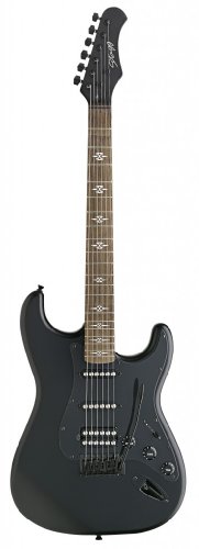 Stagg s402-gbk standard "fat s" electric guitar