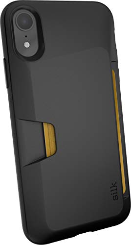 Smartish iPhone XR Wallet Case - Wallet Slayer Vol. 1 [Slim + Protective] Credit Card Holder for Apple iPhone 10R (Silk) - Black Tie Affair - Thumbnail 6