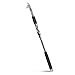 Rose Kuli Fishing Rod and Reel Combos - Portable Collapsible Pole with Spinning Reel Kits for Travel Saltwater Freshwater Fishing