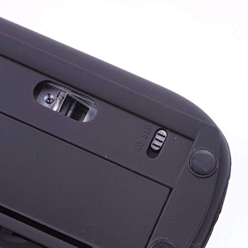 Optimal Shop Bluetooth V3.0 Mouse 1600 DPI for Tablet PC for Intelligent Mobile Phone for Android for Windows Bluetooth Wireless Mouse Black
