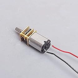 Acxico 3Pcs Mini Micro N20 Gear Motor DC 3V-6V Slow
