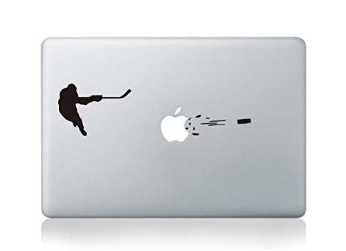 Decalshut Ice hockey macbook decal stickers Vinyl macbook pro/air/retina skin Stickers for apple macbook 11/13/15 inch (Macbook 15 inch, Ice hockey)