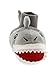 Yankee Toy Box Plush Shark Fish Toddler Boys Girls Sock Top Slippers (9-10 M US Toddler, Shark Grey)