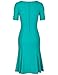 JUESE Women's 50s 60s Formal or Casual Party Pencil Dress (L, Light Sea Green)