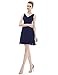 Ever Pretty Short Sleeveless Empire Waist Bridesmaids Dress 03909