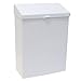 Hospeco - GID-HOSND-1W ND-1W White Metal Feminine Hygiene Receptacle