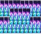 SPARKLE RIBBON - LED LIGHT UP RIBBON - 100 packs MULTI ribbon