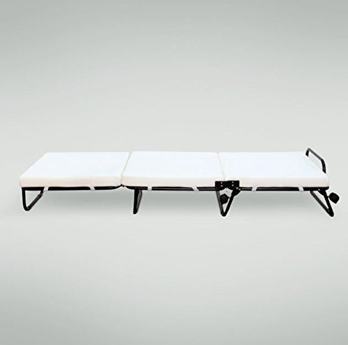 Lounge Folding Bed with Casters Convertible Sofa Ottoman Couch Mattress Sleeper + eBook