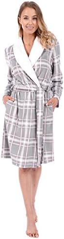 Patricia Women's Soft Micro Polar Fleece Lounger Robe