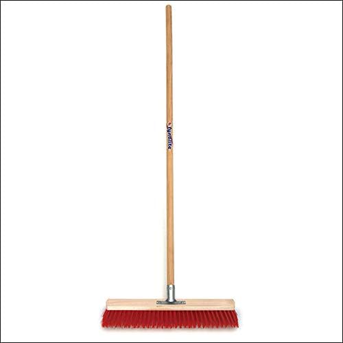 Fynalite Heavy Duty Broom 120cm Hardwood Handle with Synthetic Bristles (50cm)
