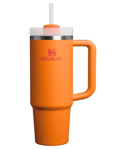 STANLEY Quencher H2.0 Flow State Tumbler, 30 oz, Goldenrod Coral