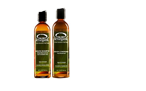 ORGANIC KERATIN POST-TREATMENT SET - SALT & SULFATE FREE SHAMPOO 08oz + CONDITIONER 08oz