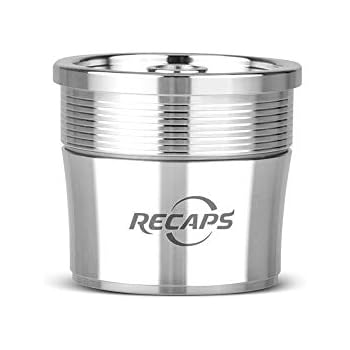 RECAPS Stainless Steel Refillable Capsule Reusable Pod Compatible with Illy Machines 1 Piece
