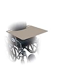 Drive Medical Portable Wheelchair Tray, Walnut