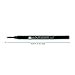 Monteverde Ceramic Rollerball Refill for Capped Rollerball Pens, Black, 2 Pack (G232BK)
