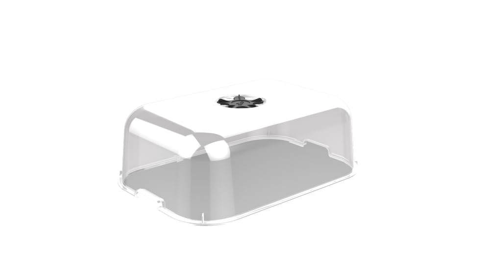 elho Green Basics Grow House 35 - Accessory for Indoor, Outdoor, Grow your Own & Accessories - Ø 35.8 x H 12.9 cm - Transparent/Transparent