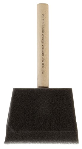 Jen Manufacturing Inc. Poly Foam Brush, 1 Inch (Pack of 48)