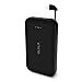 OLALA [Apple MFi Certified] S100-i 13000mAh Portable Charger Power Bank with Built-in Lightning Cable Dual Output for iPhone X, iPhone 8, iPhone 8 Plus, iPad, Samsung - Black