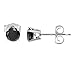 1/2 cttw to 2 cttw Black Diamond Stud Earrings in 14K Gold