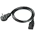 Ziotek 3ft. CPU/Monitor Power Cable w/Rotating Plug