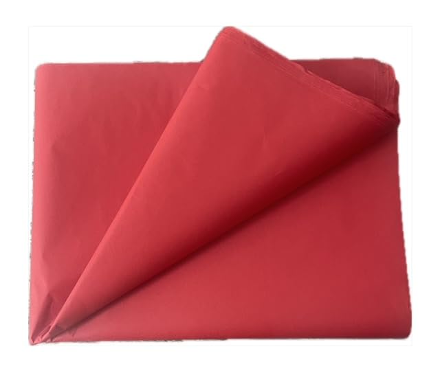 50 Sheets Red MG Tissue Paper 20x30 Inches, Acid Free Craft Art