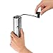 LimeHus Manual Coffee Grinder - Adjustable, Quiet Mechanism with Conical Ceramic Burr Mill - Precision Grinding, Powder to Coarse Grounds - Use with Any Coffee Maker - Modern, Brushed Stainless Steel