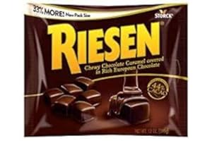 Riesen Chewy chocolate Caramel covered in Rich European Chocolate 12 Ounce