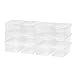 IRIS 17 Quart Clear Storage Box, 12 Pack