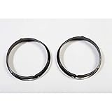 Rugged Ridge 12419.23 Black Headlight Bezel - Pair for 1997-2006 Jeep Wrangler TJ