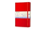 Moleskine Art Plus Sketchbook, Large, Plain, Red, Hard Cover (5 x 8.25) (Classic Notebooks)