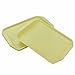 Doryh 4 Pack Rectangular Fast Food Serving Tray, Plastic Restaurant Serving Tray