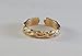 14k gold filled toe ring twisted wire 14/20