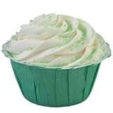 Wilton Teal Ruffle Standard Cups, 24 Count