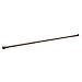 Curtain Rod - TOOGOO(R)Spring Loaded Extendable Telescopic Net Voile Tension Curtain Rail Pole Rod Rods Wood color 60-110cm