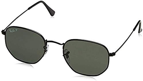 Bundle: Ray-Ban RB3548N Hexagonal Black/Polar Green 51mm & Carekit