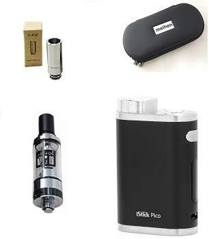 Amazon Co Jp Eleaf Istick Pico Mod プルームテック対応 ピコｑ16 キット ファスナー付meihenベイプキャリングケース Justfog Q16 アトマイザー プルームテック対応ドリップチップ ブラック ドラッグストア