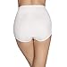 Vanity Fair Women's Lollipop Plus Size Brief Panties 15861, Elastic Leg Opening - White (3 Pack), 2X-Large (9)