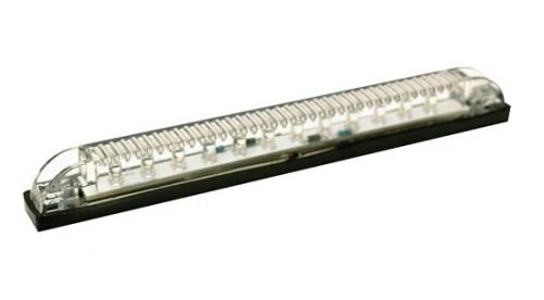 LED Bar Light - Heavy Duty, Water resistant 12 Volt DC LED courtesy convenience lamp, Warm White LEDs, 8" length