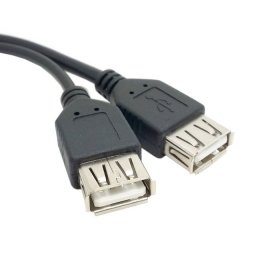 ChenYang USB 2.0 A Male to Dual Data USB 2.0 A Female + Power Cable USB 2.0 A Female Extension Cable 20cm